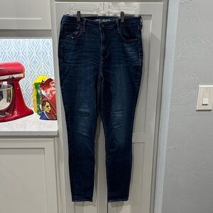 Old Navy Women's Dark Blue Skinny Jeans